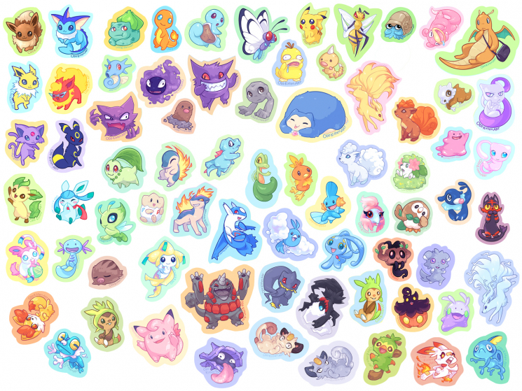 Pokemon Sticker Designs