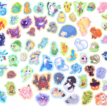 Pokemon Sticker Designs