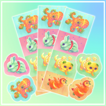 Sweeture Stickers and Bookmarks