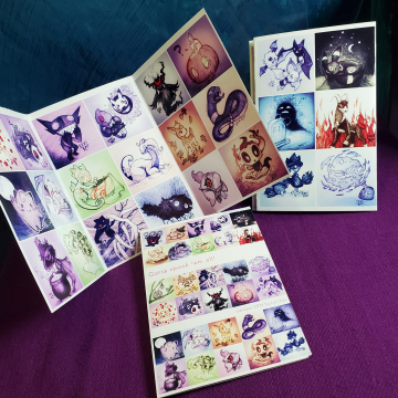 Pokemon Inktober Zine Trifold