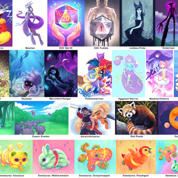Print Overview (Fan Art and Original)