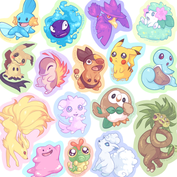 Pokemon Stickers
